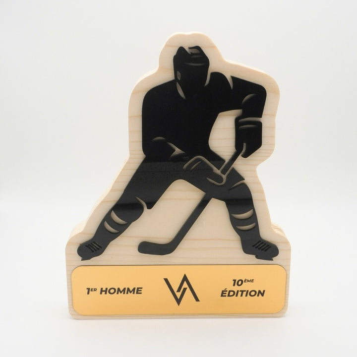 TROPHÉE EN BOIS - HOCKEY - GAMME HYBRID