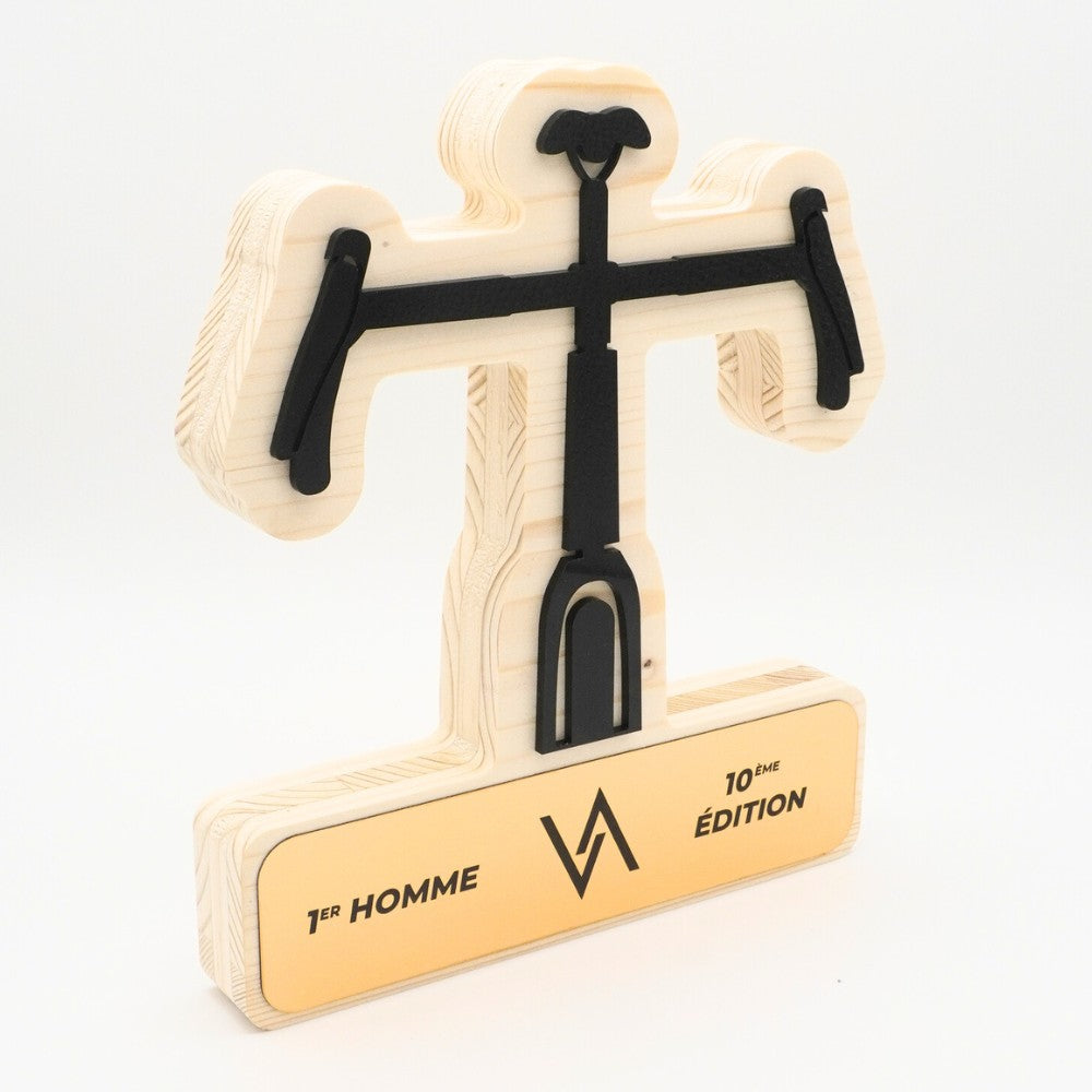 TROPHÉE EN BOIS - VÉLO - GAMME HYBRID