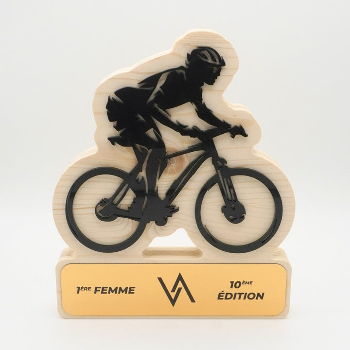 TROPHÉE EN BOIS - VTT - GAMME HYBRID
