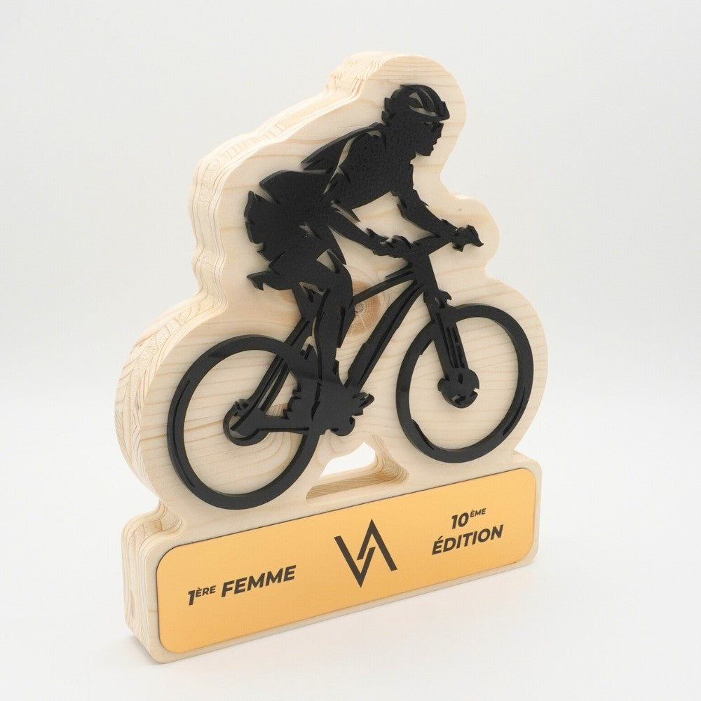 TROPHÉE EN BOIS - VTT - GAMME HYBRID