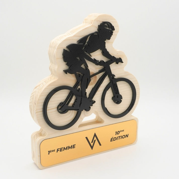 TROPHÉE EN BOIS - VTT - GAMME HYBRID