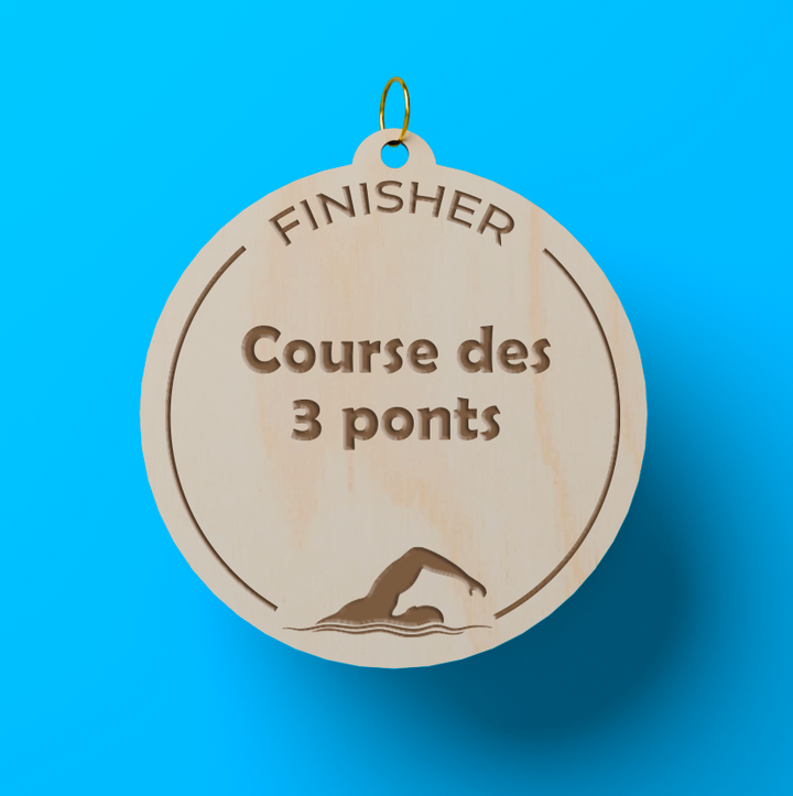 Médaille Nageur 2