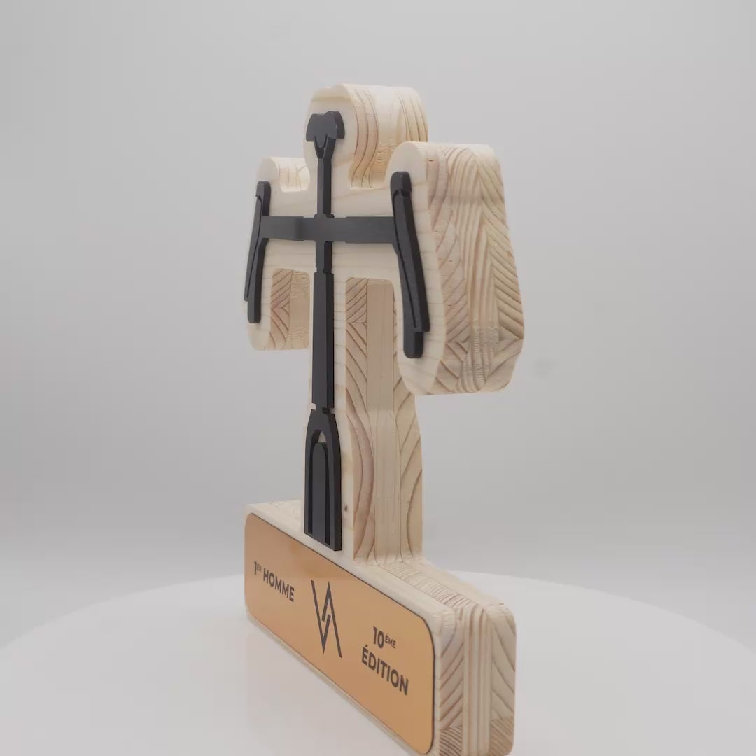 TROPHÉE EN BOIS - VÉLO - GAMME HYBRID