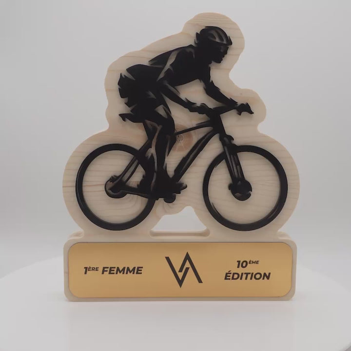 TROPHÉE EN BOIS - VTT - GAMME HYBRID