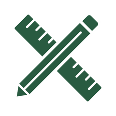 logo crayon et règle